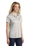 Sport Tek Ladies Polo Silver Custom Embroidered LST550
