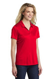 Sport Tek Ladies Polo Red Custom Embroidered LST550