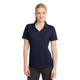 Sport Tek Ladies Micro Mesh Polo Navy Custom Embroidered LST680