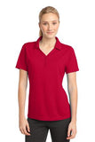 Sport Tek Ladies Micro Mesh Polo Red Custom Embroidered LST680