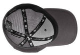 Inside View Grey Custom Embroidered Stretch Back Hat New Era NE1020