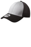Black and White Embroidered Stretch Back Hat Custom New Era NE1020