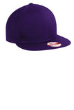 New Era Snapback Hat Custom Embroidered NE400 Purple
