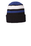 New Era Ribbed Tailgate Beanie Custom Embroidered NE903 Royal Black