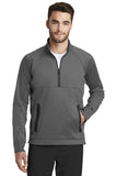 New Era quarter zip fleece pullover Graphite Custom Embroidered NEa523