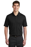 Nike Dri Fit Textured Polo Black Custom Embroidered NKAA6266