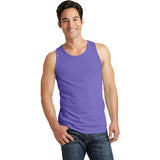 Port Company Essential Pigment Dyed Tank Top Amethyst Custom Embroidered PC099TT