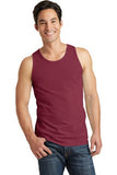 Port Company Essential Pigment Dyed Tank Top Merlot Custom Embroidered PC099TT
