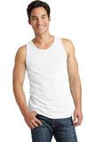 Port Company Essential Pigment Dyed Tank Top White Custom Embroidered PC099TT