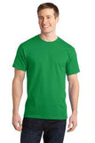 Port Company Cotton T Shirt Clover Green  Custom Embroidered PC150