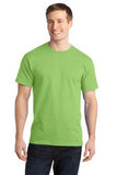 Port Company Cotton T Shirt Lime Custom Embroidered PC150