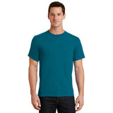 Port Company T Shirt Teal Custom Embroidered PC61