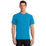 Port Company T Shirt Aquatic Blue Custom Embroidered PC61