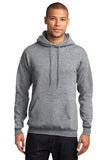 Port Company Pullover Hooded Sweatshirt athletic Grey Custom Embroidered PC78H