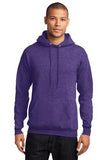 Port Company Pullover Hooded Sweatshirt Purple Custom Embroidered PC78H
