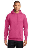 Port Company Pullover Hooded Sweatshirt Sangria Custom Embroidered PC78H