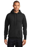 Port Company Pullover Hooded Sweatshirt Jet BlackCustom Embroidered PC78H