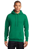 Port Company Pullover Hooded Sweatshirt Kelly Green Custom Embroidered PC78H