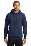 Port Company Pullover Hooded Sweatshirt Navy Custom Embroidered PC78H