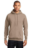 Port Company Pullover Hooded Sweatshirt Sand Custom Embroidered PC78H