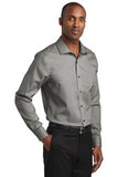 Red House Slim Fit Pinpoint Oxford Non Iron Shirt Custom Embroidered RH620 Charcoal
