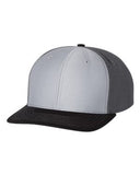 Richardson Twill Back Trucker Hat Custom Embroidered 312 Grey charcoal black