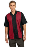 Port Authority Retro Camp Shirt Custom Embroidered PC78H Black Red