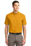 Port Authority Short Sleeve Shirt Custom Embroidered S508 Gold