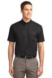 Port Authority Short Sleeve Shirt Custom Embroidered S508 Black