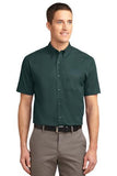 Port Authority Short Sleeve Shirt Custom Embroidered S508 Forest Green