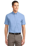 Port Authority Short Sleeve Shirt Custom Embroidered S508 Light BLue