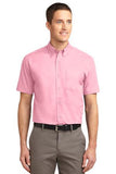 Port Authority Short Sleeve Shirt Custom Embroidered S508 Light Pink