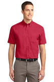 Port Authority Short Sleeve Shirt Custom Embroidered S508Red 
