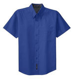 Port Authority Short Sleeve Shirt Custom Embroidered S508 Royal