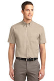 Port Authority Short Sleeve Shirt Custom Embroidered S508 Stone