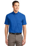 short sleeve custom button down
