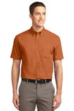 Port Authority Short Sleeve Shirt Custom Embroidered S508 Texas Orange