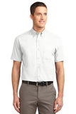 Port Authority Short Sleeve Shirt Custom Embroidered S508 White