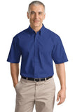 Port Authority Short Sleeve Button Up Custom Embroidered S633 Royal