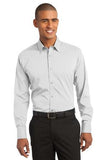 Port Authority Button Up Shirt Custom Embroidered S646 White