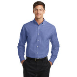 Port Authority SuperPro Oxford Shirt Custom Embroidered S658 Navy