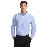 Port Authority SuperPro Oxford Shirt Custom Embroidered S658 Oxford Blue