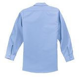 Red Kap Long Sleeve  Work Shirt  Light Blue Custom Embroidered SP14