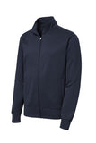 Sport Tek Fleece Full Zip Jacket Navy Custom Embroidered ST241