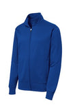 Sport Tek Fleece Full Zip Jacket True Royal Custom Embroidered ST241