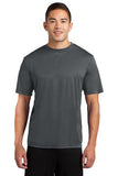 Sport Tek Competitor T Shirt  Custom Embroidered ST350 Grey