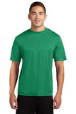 Sport Tek Competitor T Shirt  Custom Embroidered ST350 Kelly Green