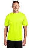 Sport Tek Competitor T Shirt  Custom Embroidered ST350 Safty Yellow