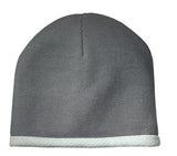 Sport Tek Knit Beanie Athletic Grey Custom Embroidered STC15