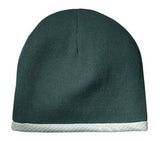 Sport Tek Knit Beanie Green Custom Embroidered STC15